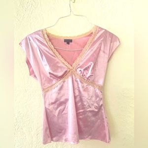 #y2k silk top! Super cute on! Vintage very early 2000s
